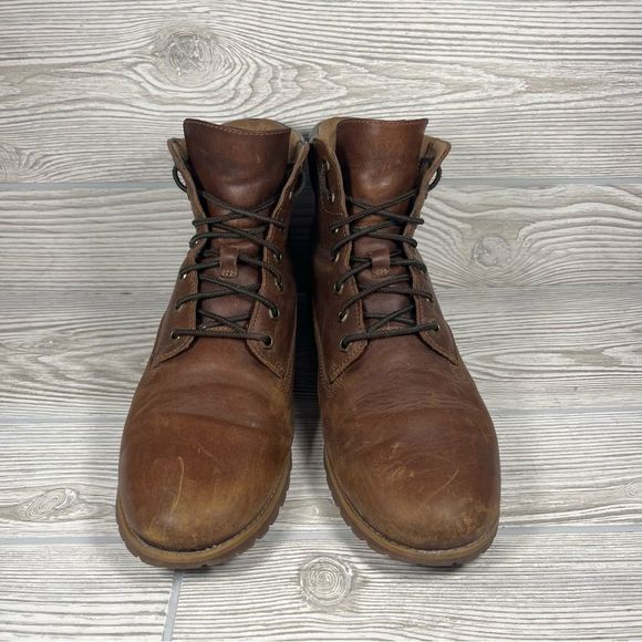 Timberland Brown Leather Ankle Boot - Women’s 9 - Picture 2 of 8